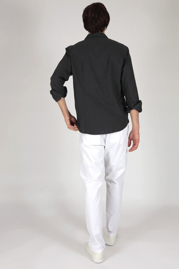 Brave Soul Pantal&oacute;n chino con 3 bolsillos blanco