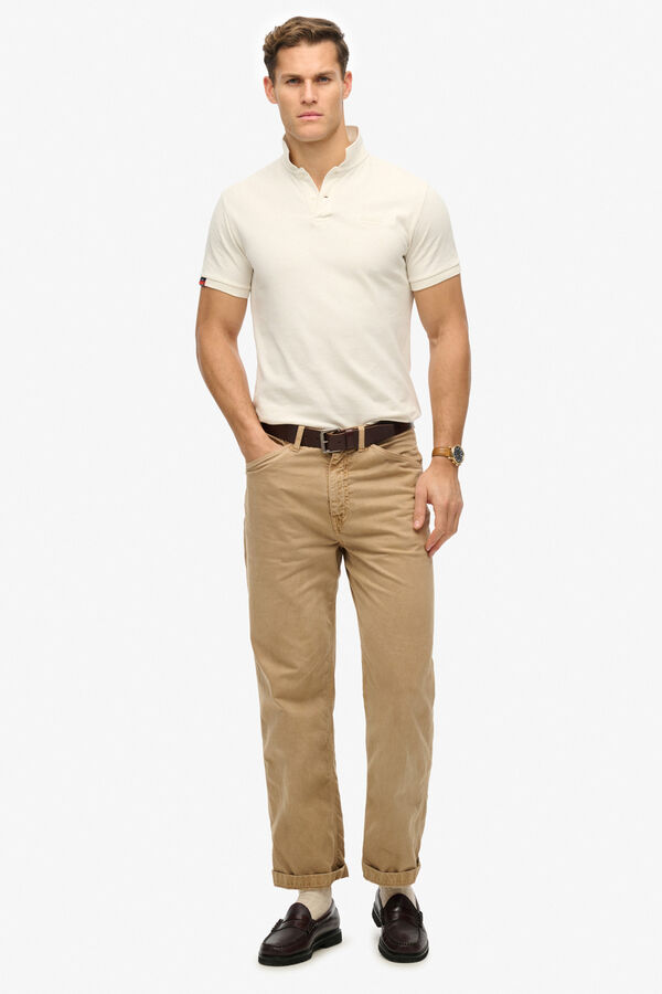 Superdry Vint Destroy Polo marfil