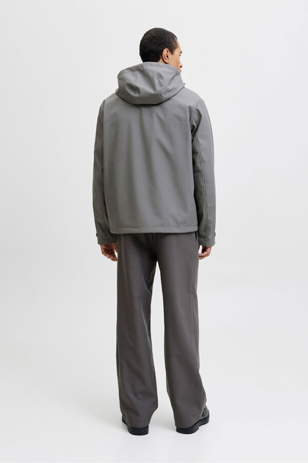 Jack & Jones Chaqueta informal impermeable gris