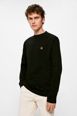 Springfield Camiseta textura negro