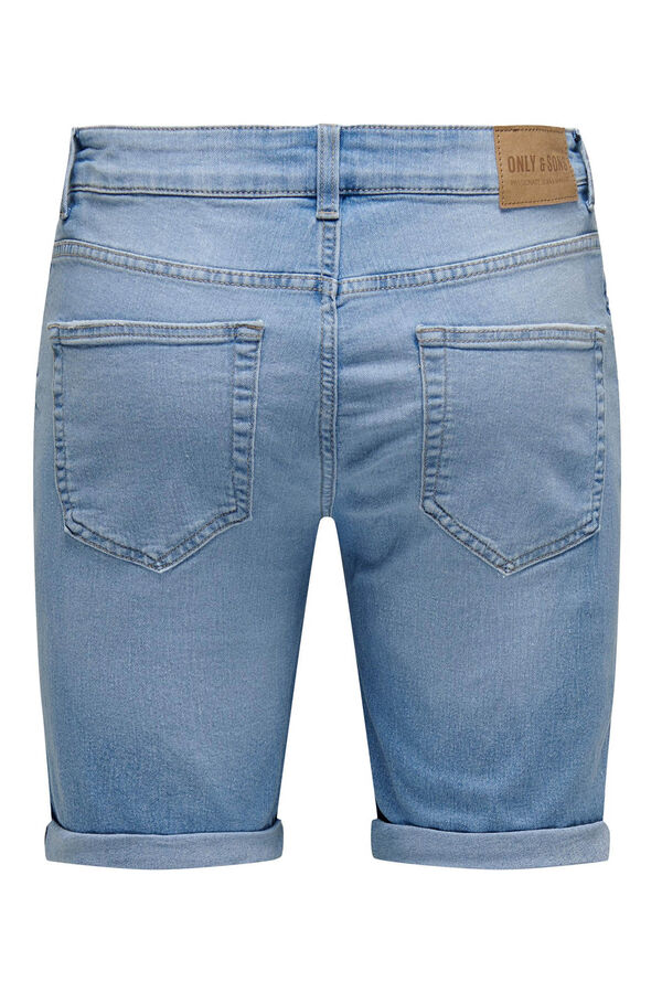 Springfield Bermuda denim mix azul