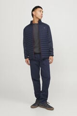 Jack & Jones Casaco acolchoado de gola alta azul