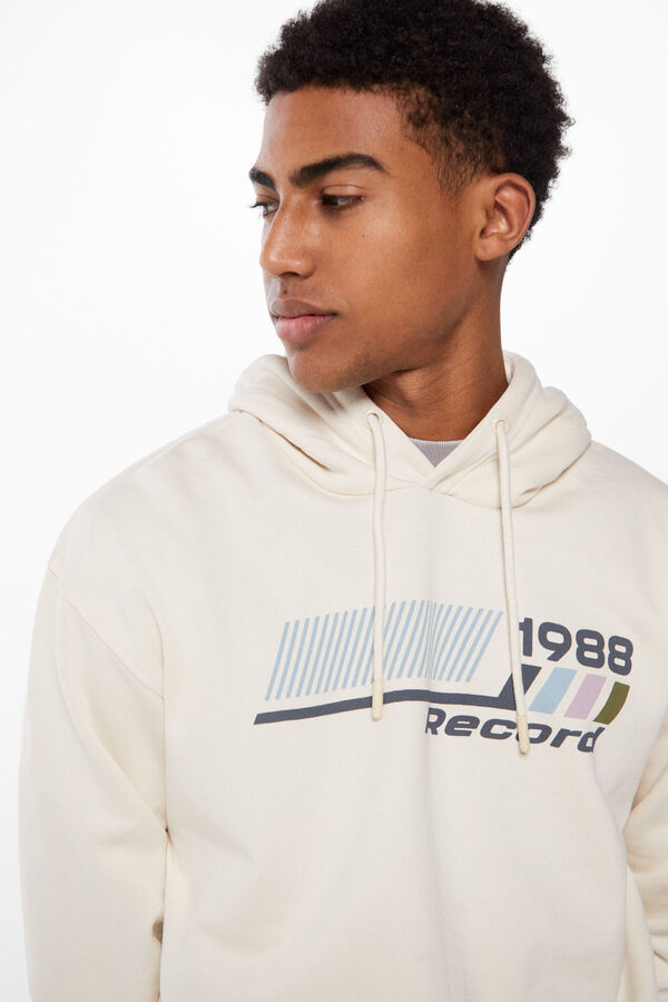 Springfield Sweatshirt capuz record natural