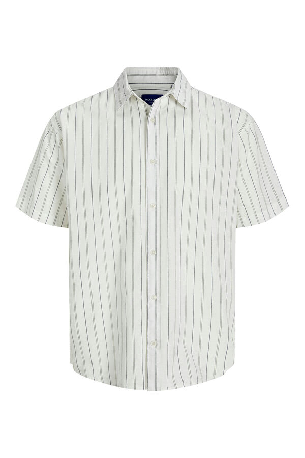 Jack & Jones PLUS Camisa PLUS com ajuste relaxado branco