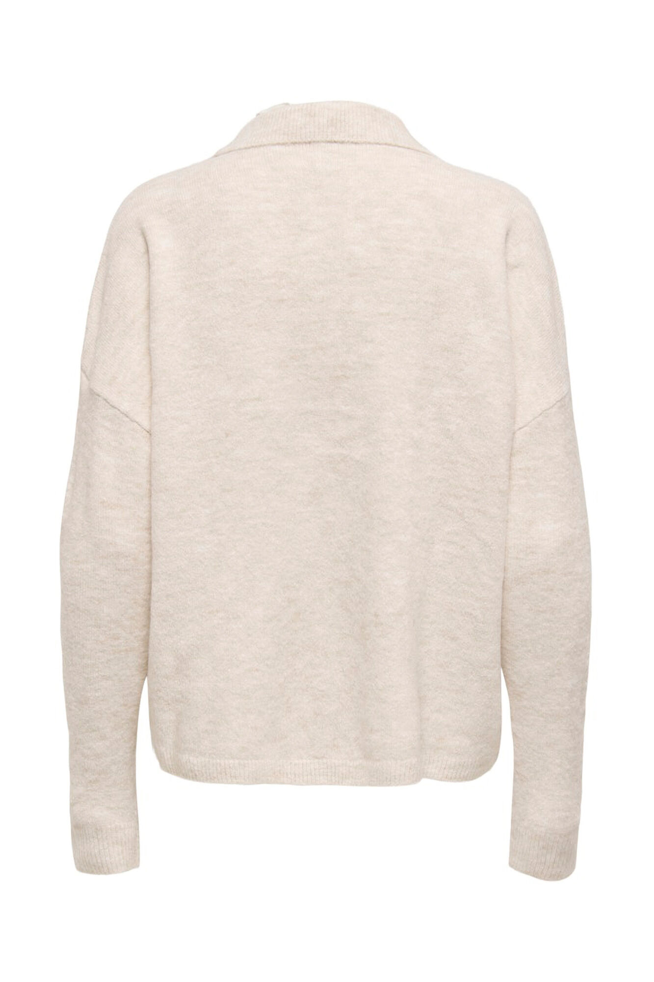 Only Polo de malha de manga comprida
