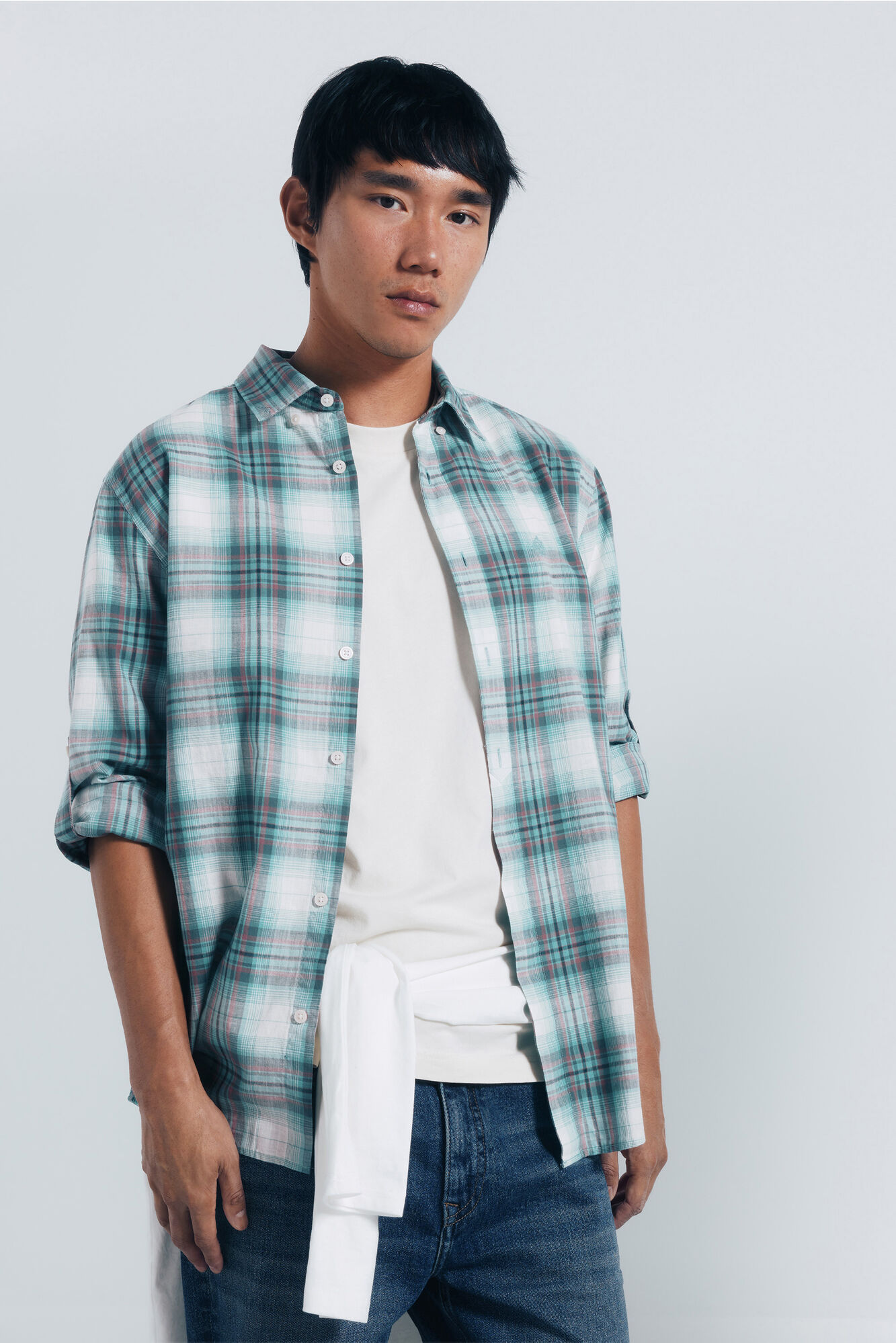 Springfield Camisa xadrez de algod&atilde;o