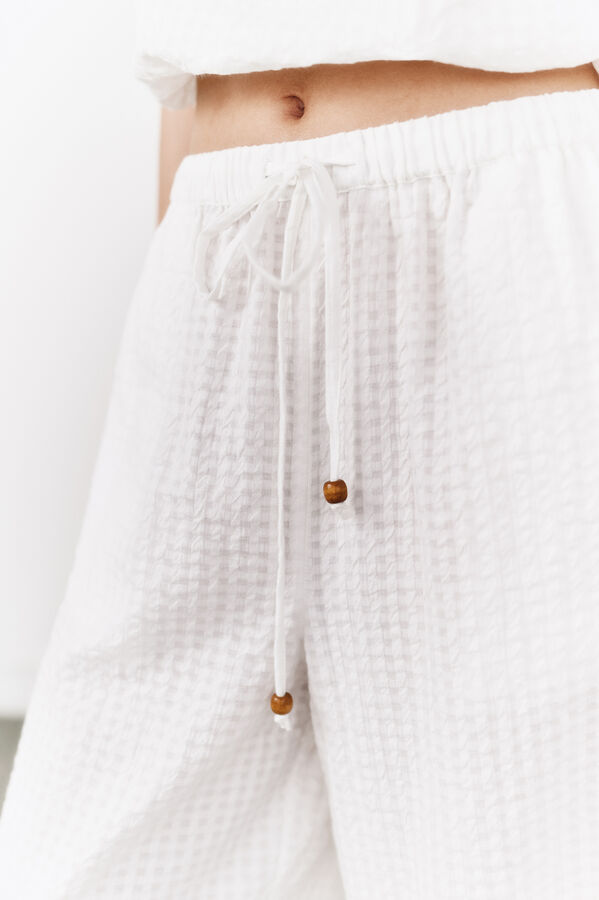 High Spirits Calças goiaba branco