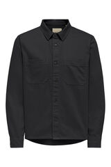 Only & Sons Sobrecamisa manga larga negro