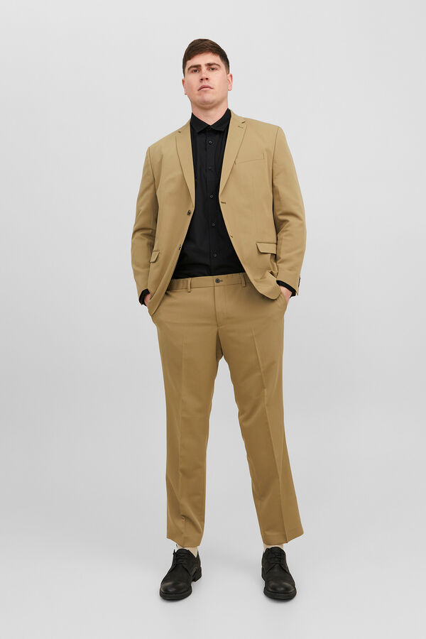 Jack & Jones PLUS Camisa Slim Fit Plus preto