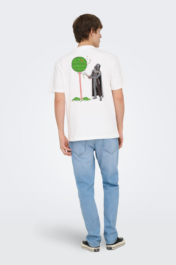 Only & Sons T-shirt de manga curta branco