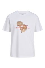Jack & Jones T-shirt regular fit estampada branco