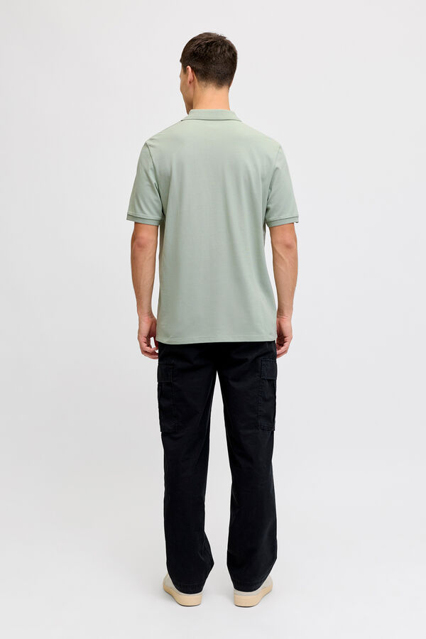 JJ REBEL Polo regular fit verde
