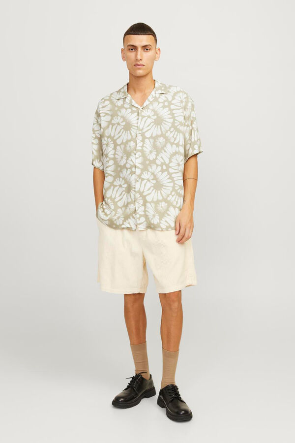 Jack & Jones Camisa relaxed fit beige