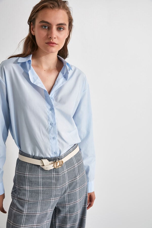 Trendyol Blusa fluida azul