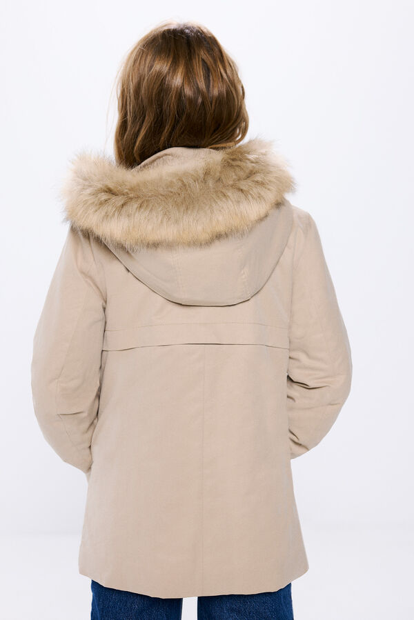 Springfield Kids Parka broche de menina cru