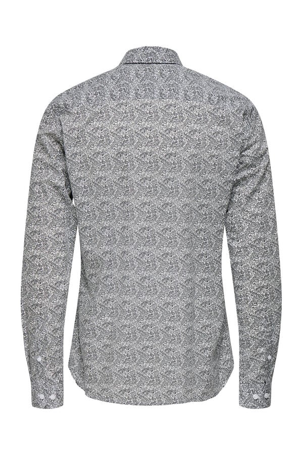 Only & Sons Camisa manga larga blanco