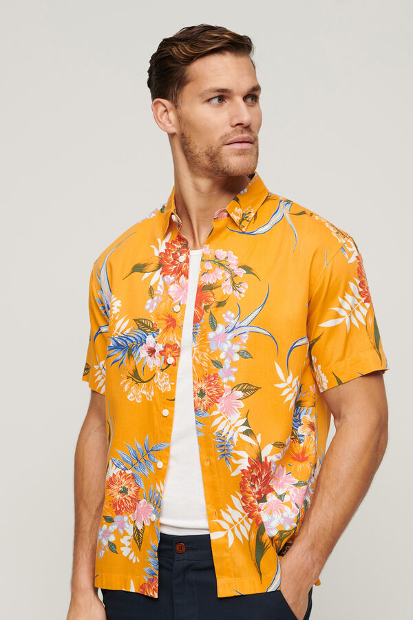 Superdry Camisa havaiana estampado