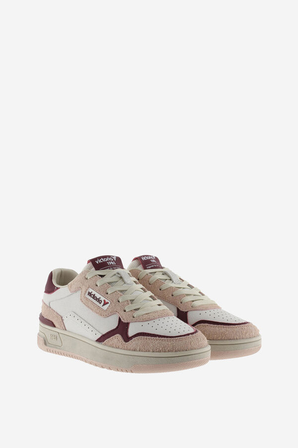 Victoria Zapatillas de piel rosa