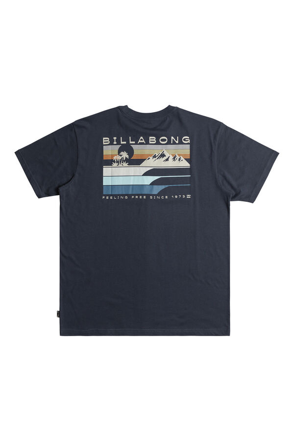 Billabong Camiseta masculina de manga curta azul