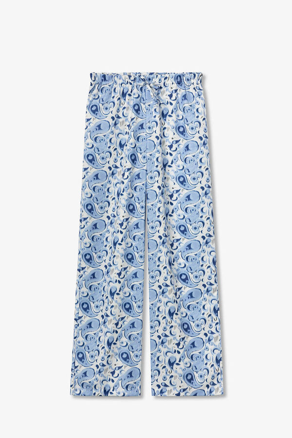 Tiffosi Cal&ccedil;a Palazzo Estampada branco