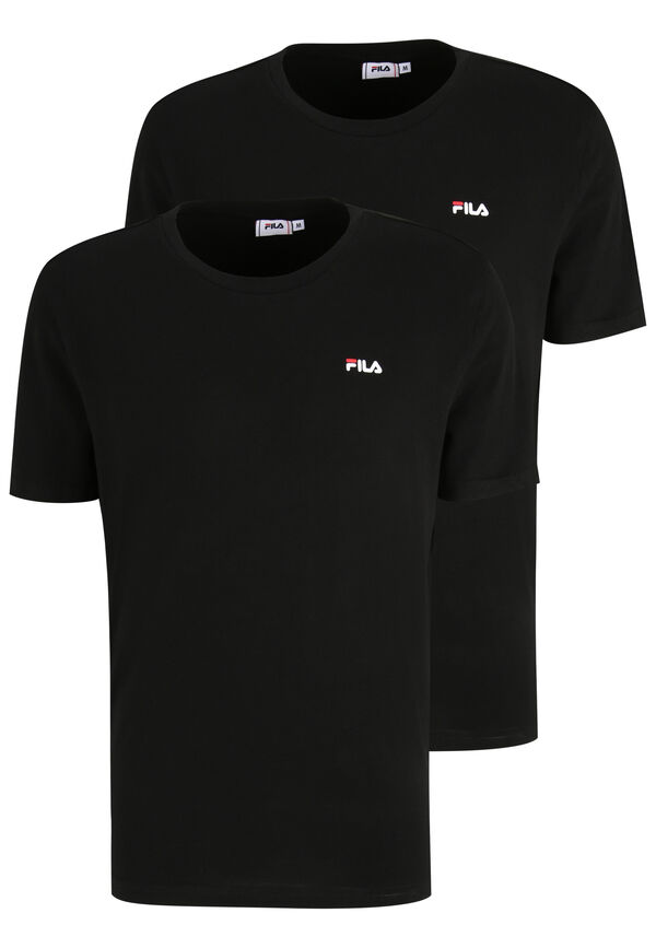 Fila Pack de t-shirts de manga curta b&aacute;sicas. preto
