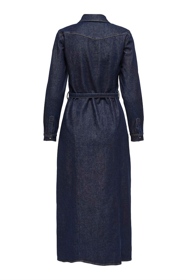 Only Vestido vaquero largo azul