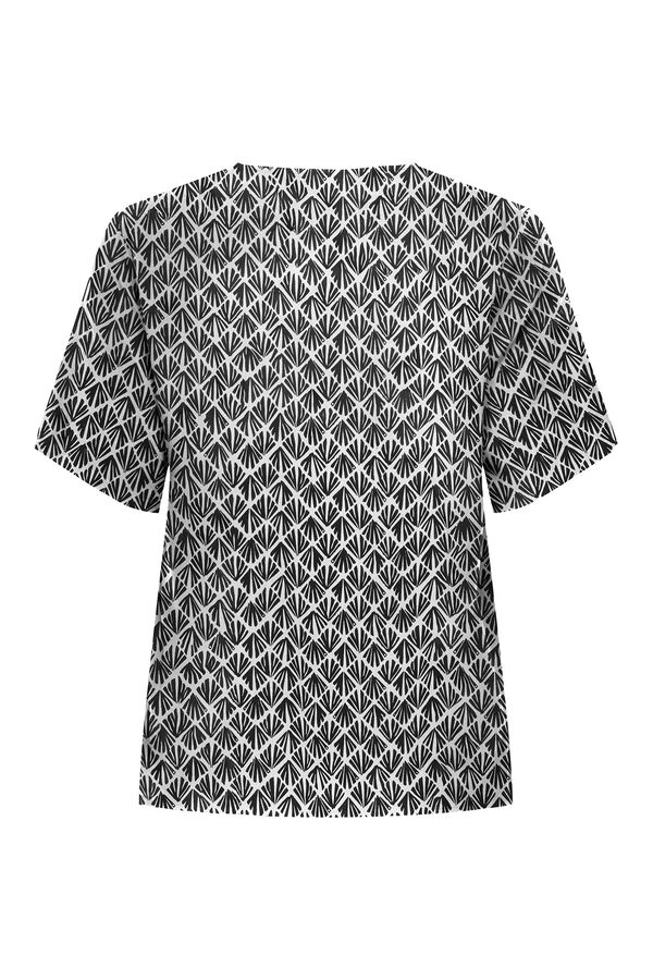 JDY Camisa manga curta estampada branco