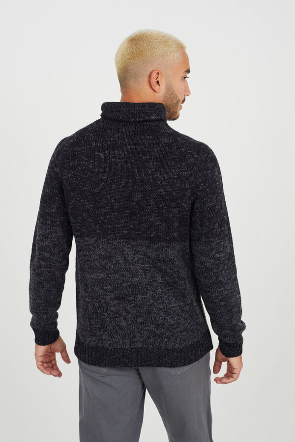 Brave Soul Jersey jaspeado blanco