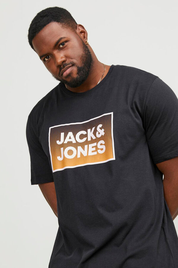 Jack & Jones PLUS Camiseta fit est&aacute;ndar azul