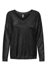 Only Jersey de punto negro