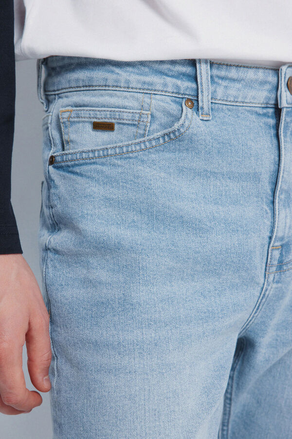 Springfield Jeans lavado claro slim fit azul