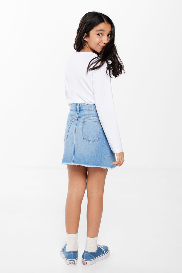 Springfield Kids Falda denim ni&ntilde;a azul