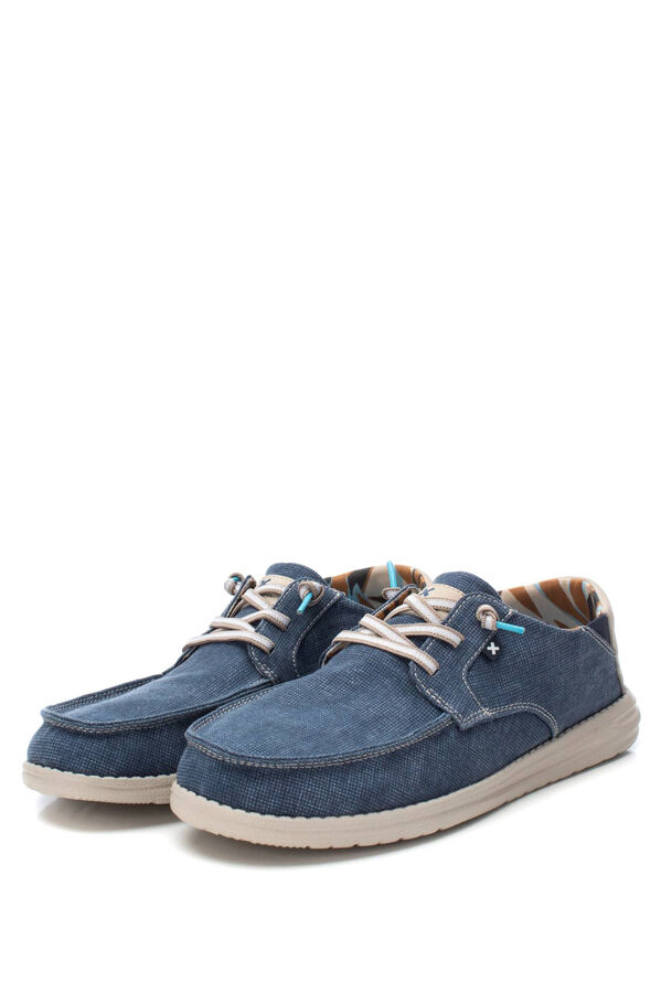 XTI nautico de hombre textil azul