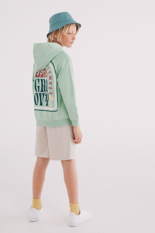 Springfield Kids Sudadera Groovy ni&ntilde;o verde