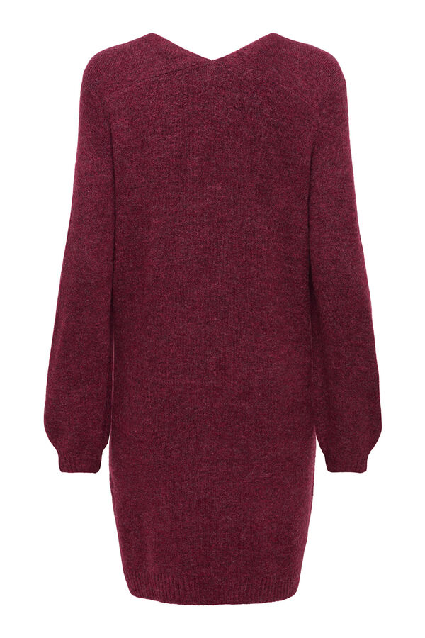 JDY Vestido corto punto morado/lila