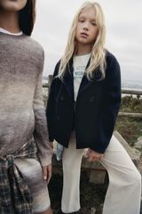 Springfield Kids Abrigo de pa&ntilde;o corto ni&ntilde;a azul