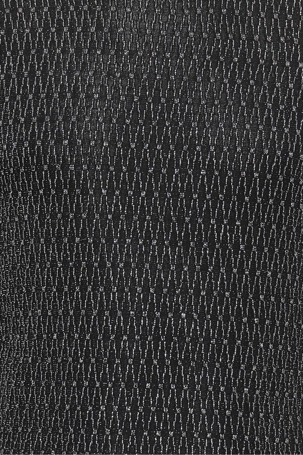 Only Girls Top de efecto brillante gris