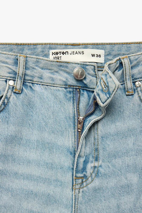 Koton Cal&ccedil;a capri em denim azul