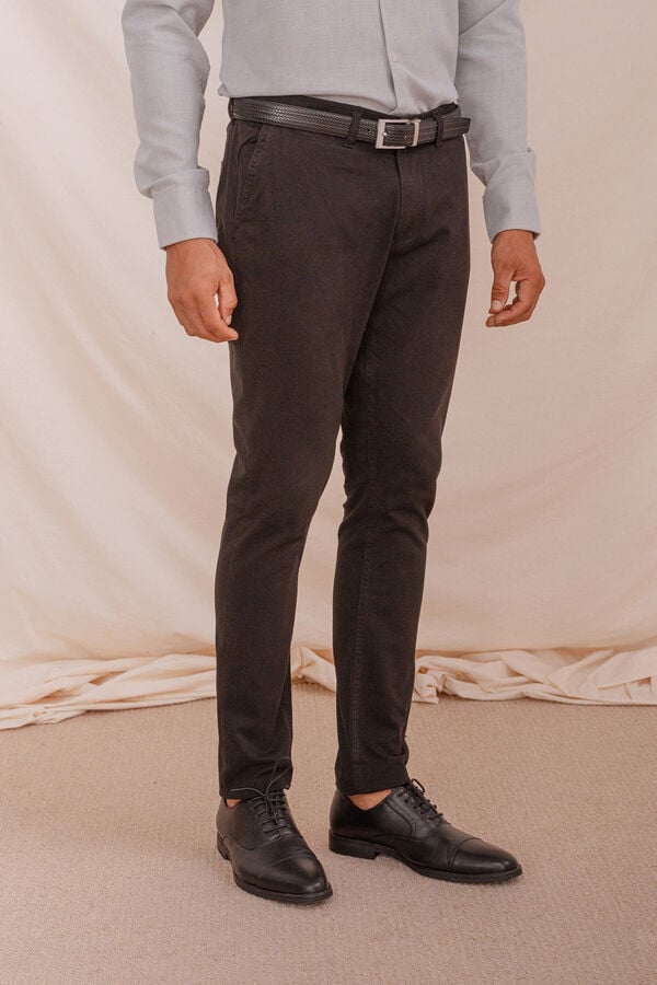 Celopman Pantal&oacute;n Chino Skinny negro