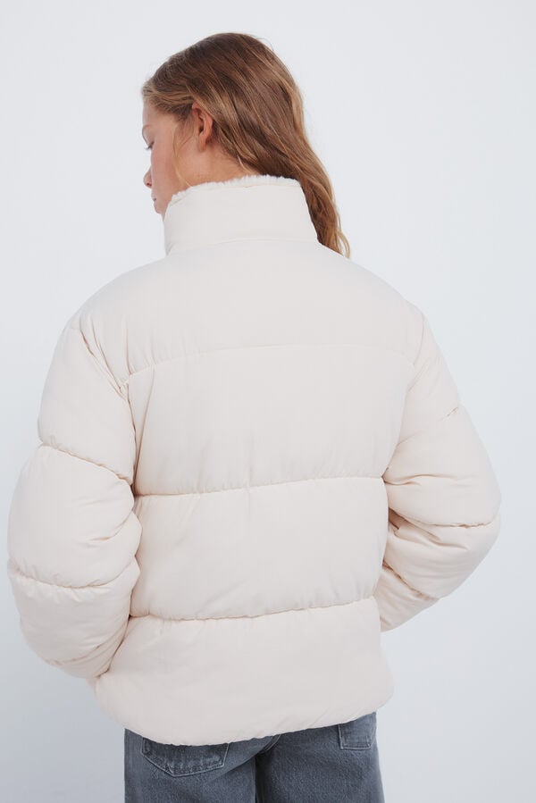 Springfield Kids Casaco acolchoada estrela para menina branco