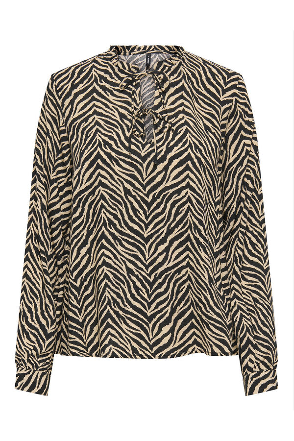Only Blusa manga comprida bege