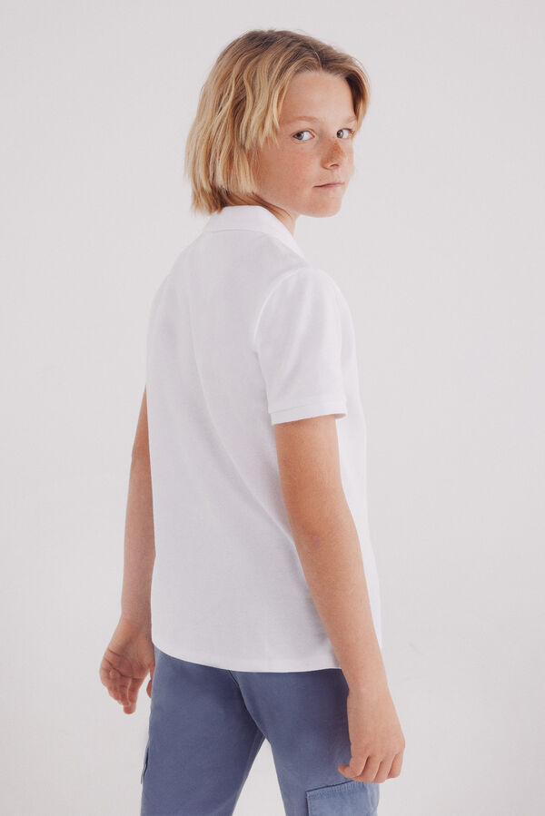 Springfield Kids Polo basico ni&ntilde;o blanco