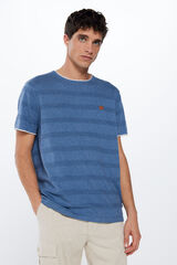 Springfield Camisola manga curta estrutura vermelho