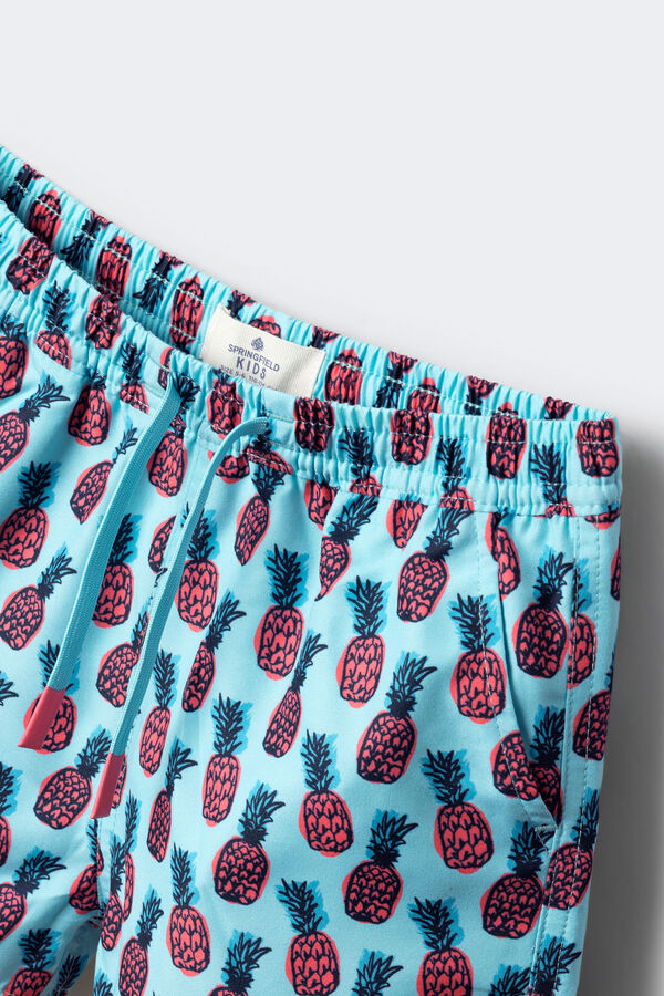 Springfield Kids Mai&ocirc; abacaxi para meninos azul