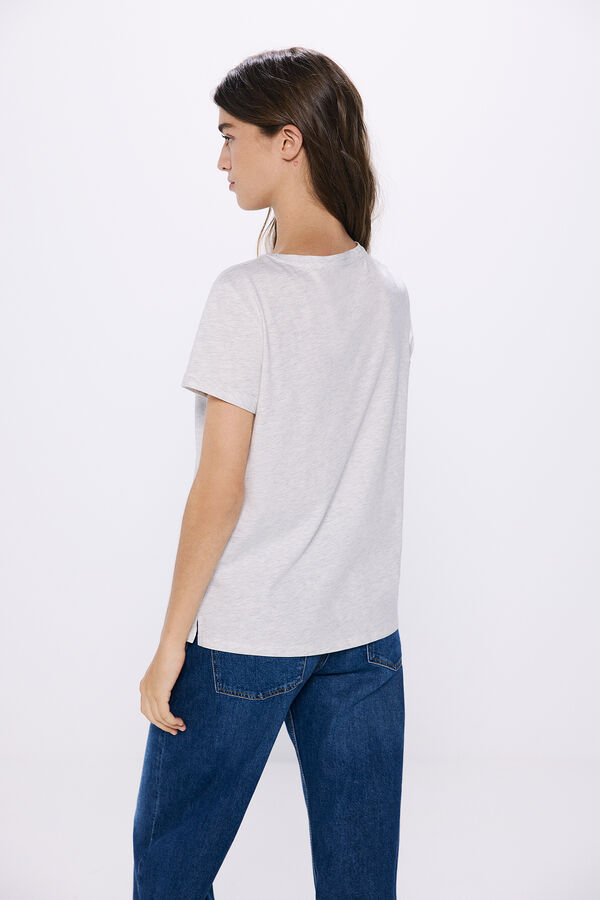 Springfield Camiseta gr&aacute;fica gris