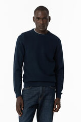 Tiffosi Jersey de Punto con Jacquard azul
