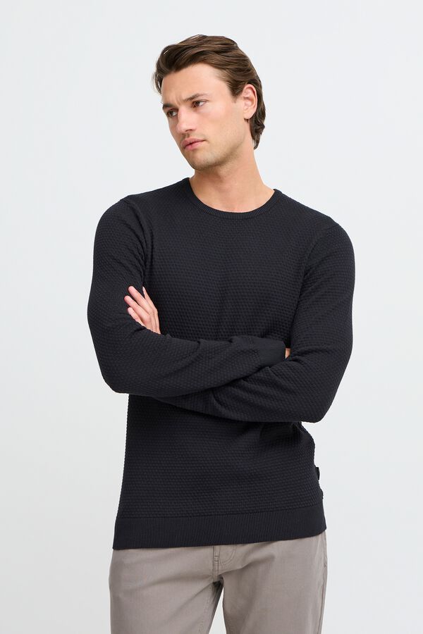 Blend Camisola gola redonda preto
