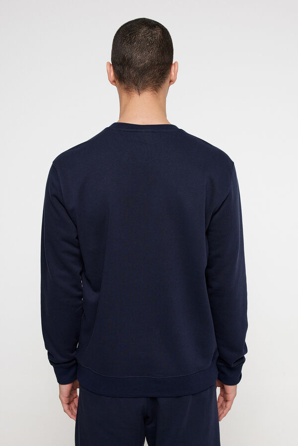 Champion Sudadera cuello caja de hombre azul