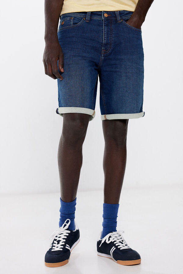 Springfield Bermuda vaquera turquesa