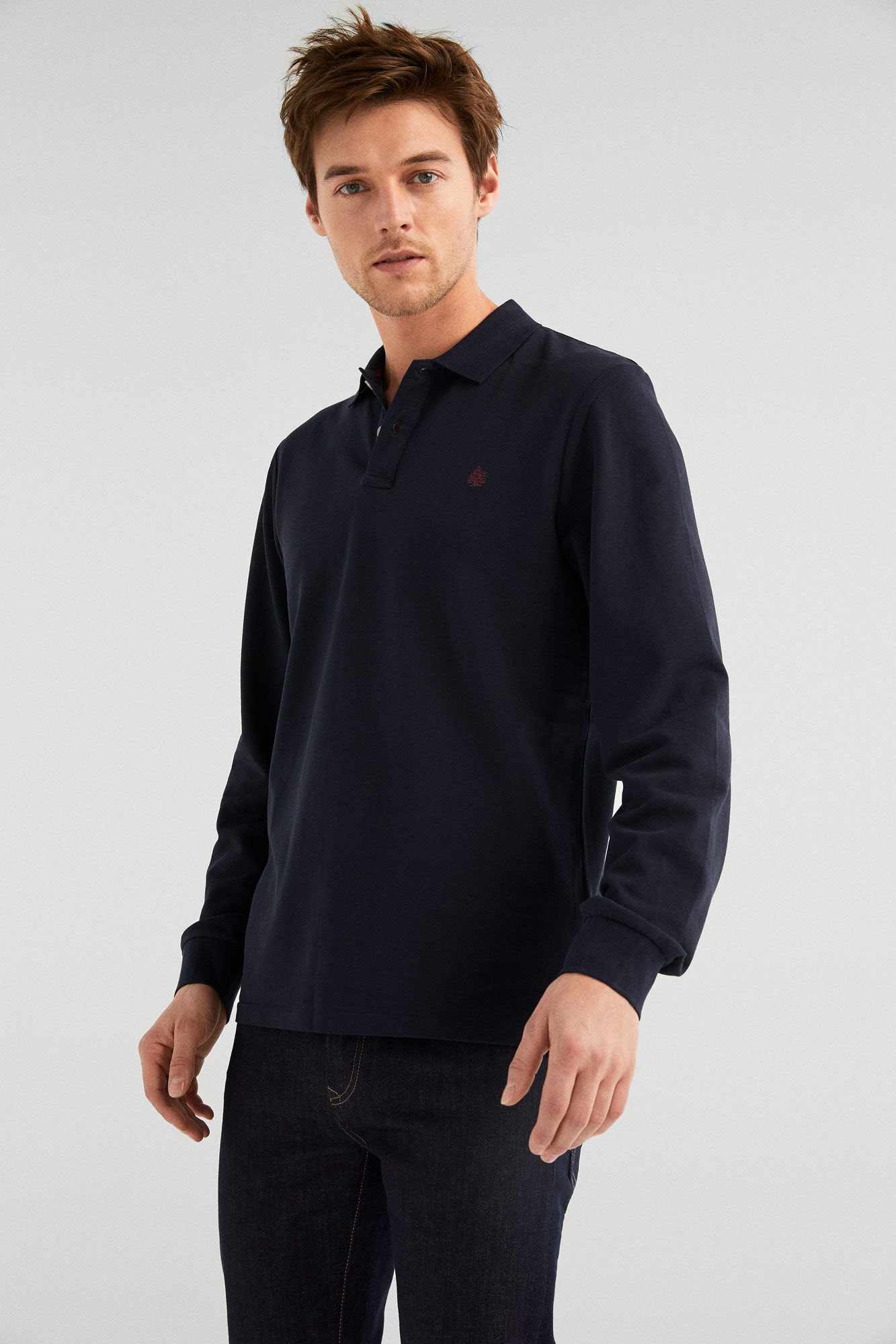 polo manga larga springfield